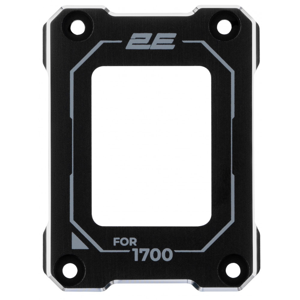 Контактна рамка для процесора 2E GAMING Air Cool SCPB-LGA1700, Aluminum, чорний