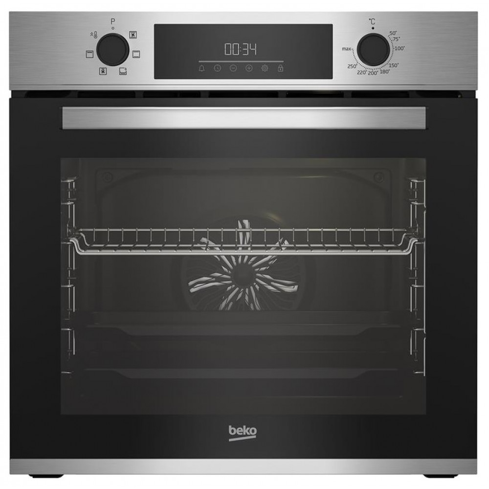 Духова шафа Beko електрична, 72л, A, конвекція, нержавіюча сталь