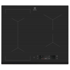 Варильна поверхня Electrolux індукційна, 60см, розширена зона, термощуп, Fry sensor, сенсорний дисплей, Hob2Hood, сірий темний