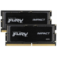 Пам'ять ноутбука Kingston DDR5 16GB KIT (8GBx2) 4800 FURY Impact