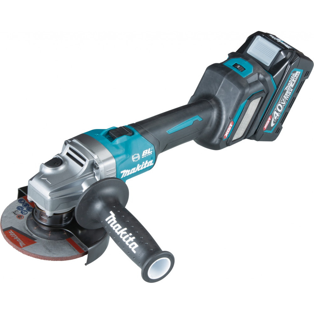 Шліфмашина кутова акумуляторна Makita GA023GM201 125мм XGT 36В 2х4А·год 3000-8500об/хв 3.3кг