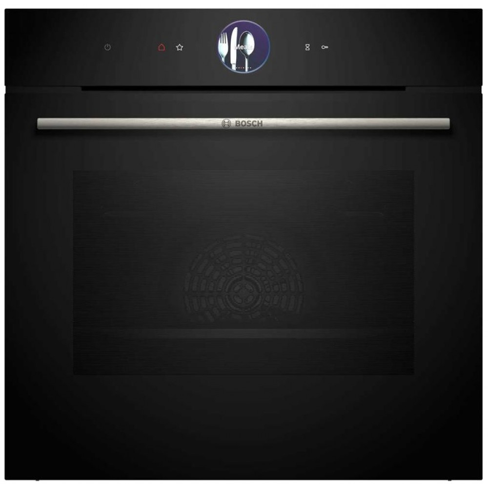 Духова шафа Bosch електрична, 67л, A+, дисплей, конвекція, піроліз, ф-ція мікрохвиль, чорний
