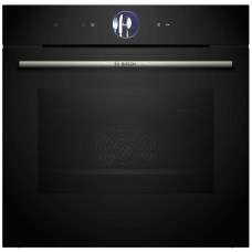 Духова шафа Bosch електрична, 67л, A+, дисплей, конвекція, піроліз, ф-ція мікрохвиль, чорний