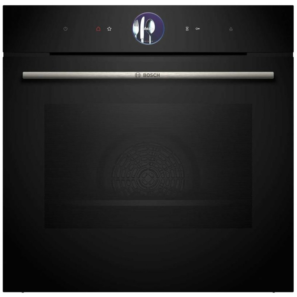 Духова шафа Bosch електрична, 71л, A+, дисплей, конвекція, пара, чорний