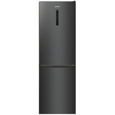 Холодильник Gorenje NRK619EABXL4 з нижн. мороз. камерою, 185х60х60см, 2 дв., Х- 204л, М- 96л, A+, NoFrost Plus, Fresh zone, чорний
