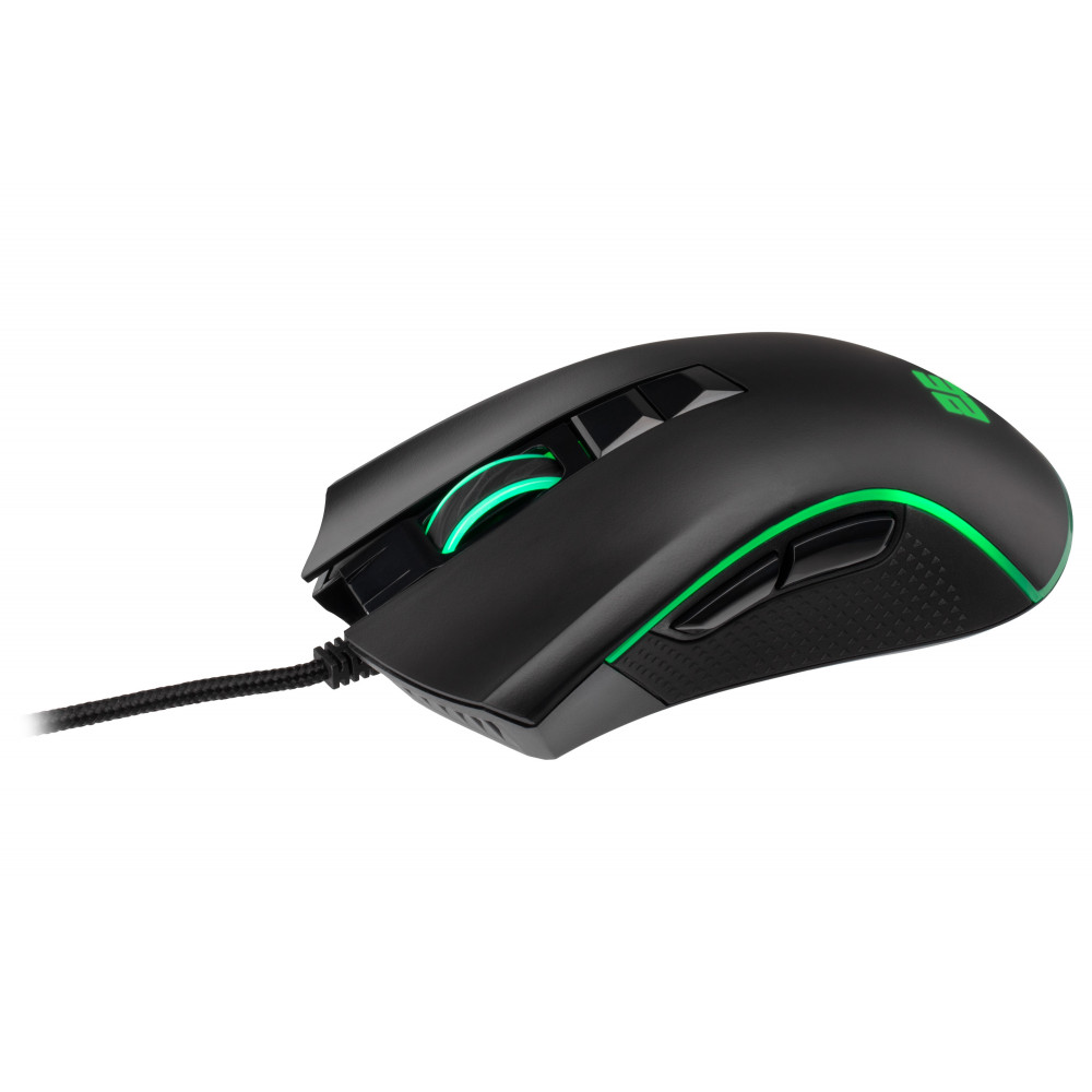 Миша 2E GAMING MG340, RGB, USB-A, чорний