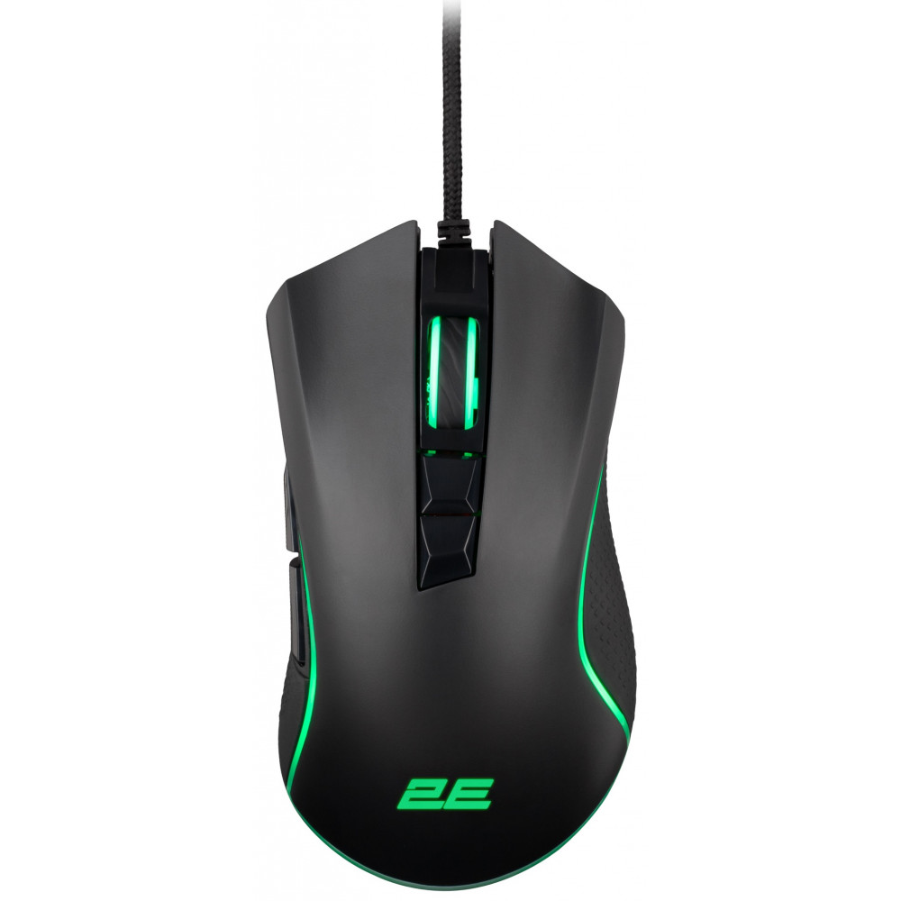 Миша 2E GAMING MG340, RGB, USB-A, чорний