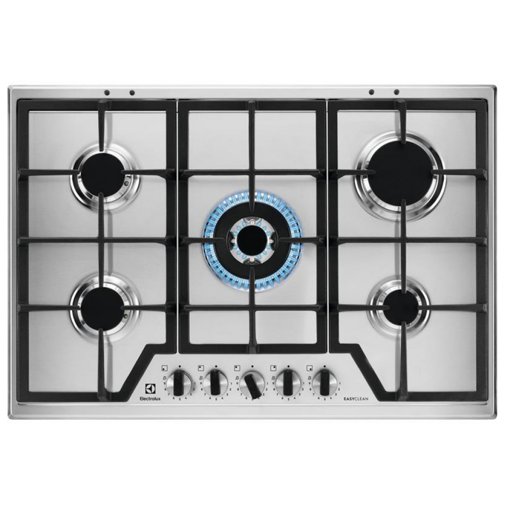Варильна поверхня Electrolux газова, 75см, чавун, нерж