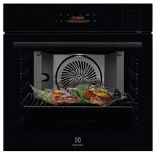 Духова шафа Electrolux електрична, 70л, А++, пара, дисплей, конвекція, ф-ція пароварки, телескопічні напрямні, чорний Духова шафа Electrolux електрична, 70л, А++, пара, дисплей, конвекція, ф-ція пароварки, телескопічні напрямні, чорний