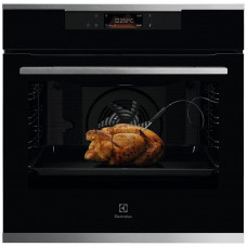 Духова шафа Electrolux електрична, 72л, A+, дисплей, конвекція, піроліз, телескопічні напрямні, чорний Духова шафа Electrolux електрична, 72л, A+, дисплей, конвекція, піроліз, телескопічні напрямні, чорний