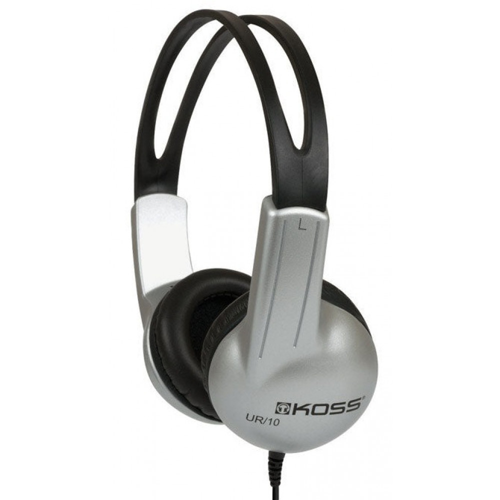 Навушники On-Ear Koss UR10, 3.5 mini-jack, 1.2м, Сірий