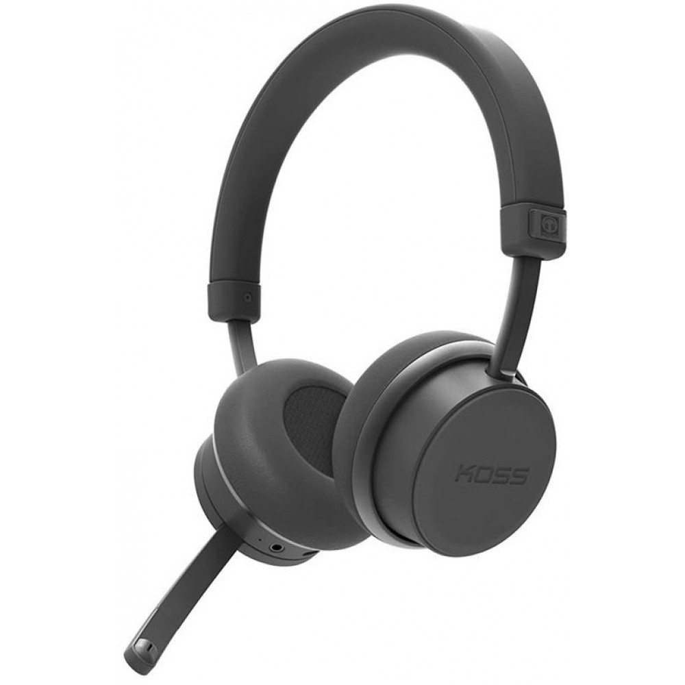Гарнітура комп'ютерна стерео Over-Ear Koss CS340iBT QZ, Wireless, Uni Mic, Чорний