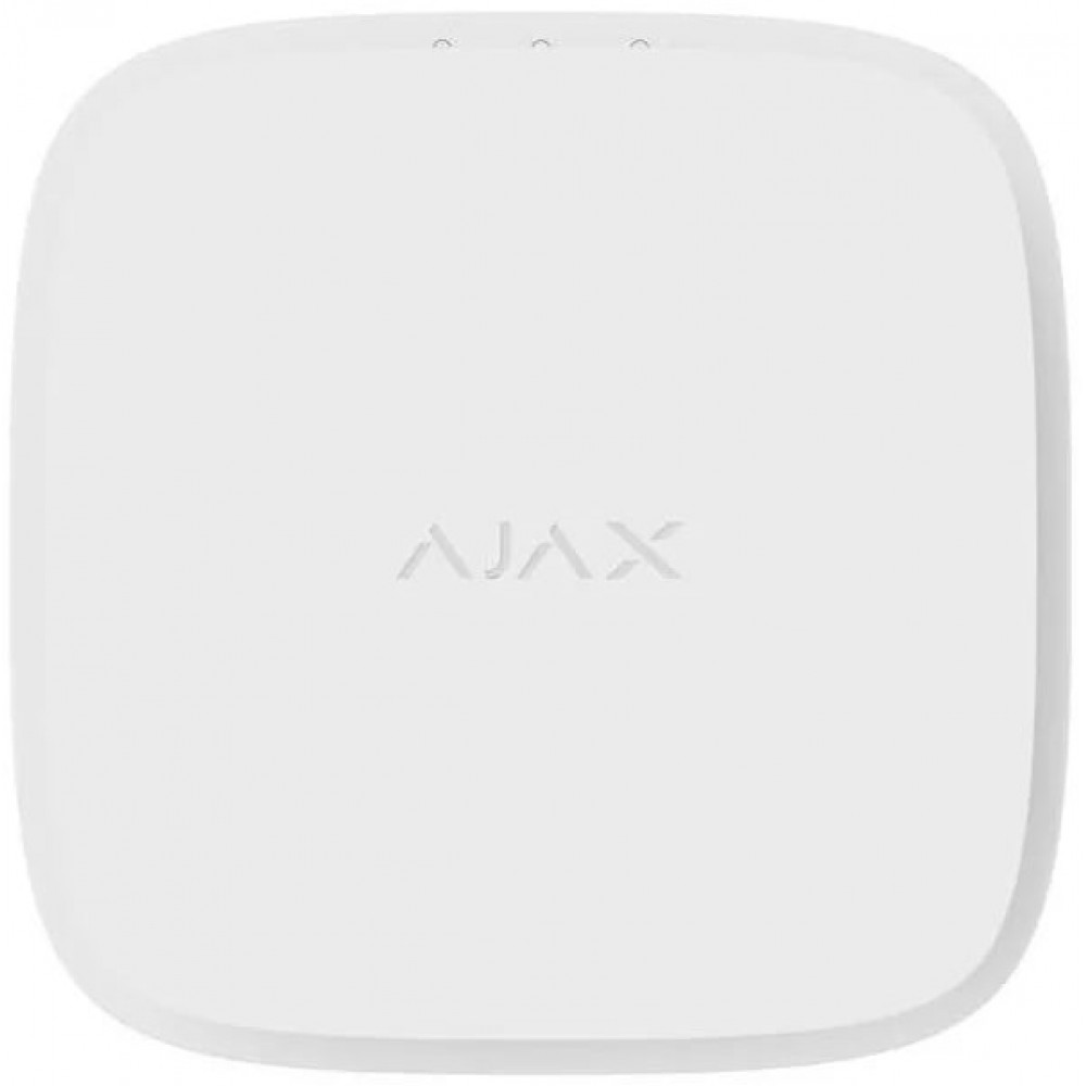 Пожежний датчик аналізу температури Ajax FireProtect 2 RB Heat, змінна батарея, jeweller, бездротовий, білий
