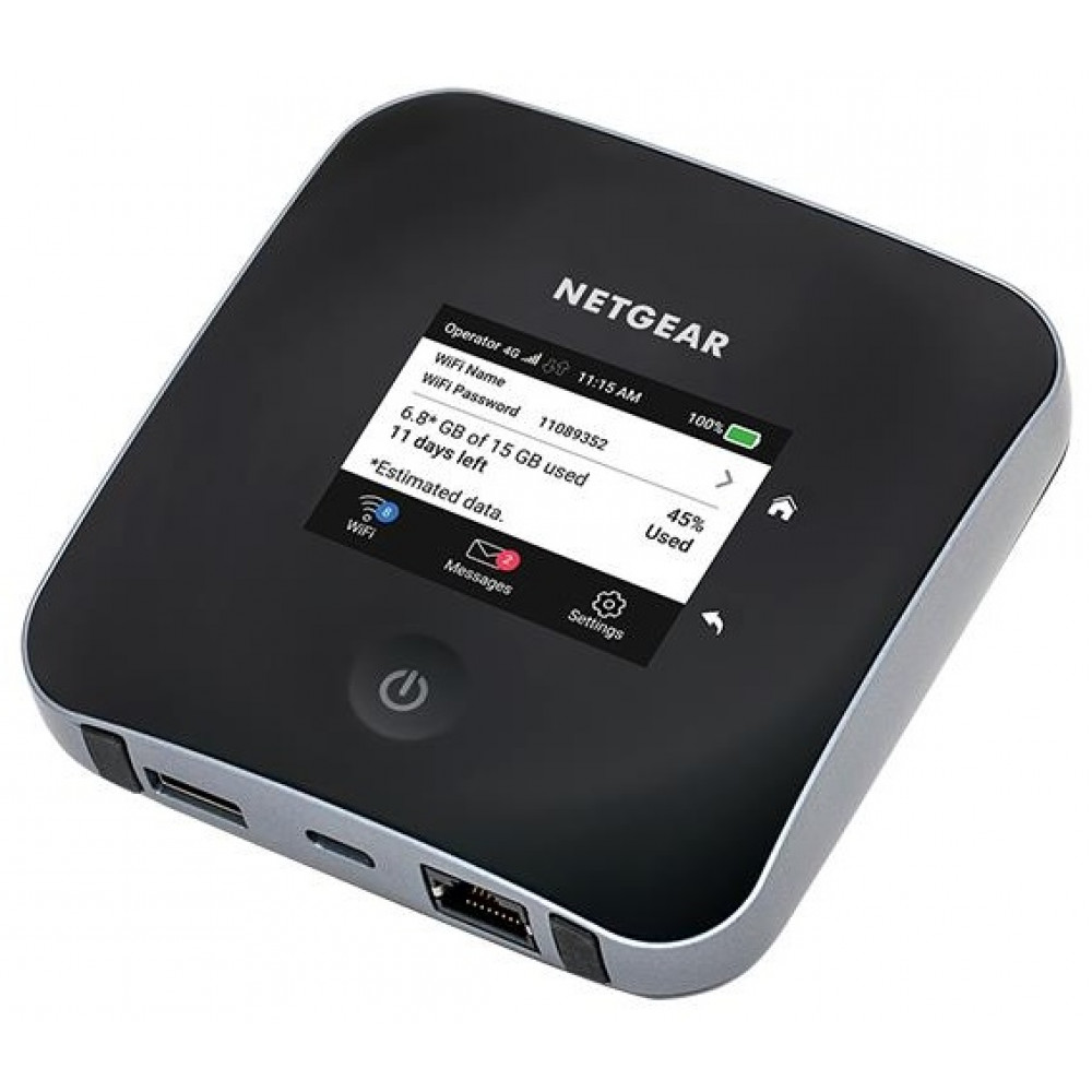 Мобільний Маршрутизатор NETGEAR MR2100 Nighthawk M2 4G/LTE, 1xGE LAN/WAN, 1xUSB, 1xUSB TypeC, 2Гбіт/с, 2xTS-9