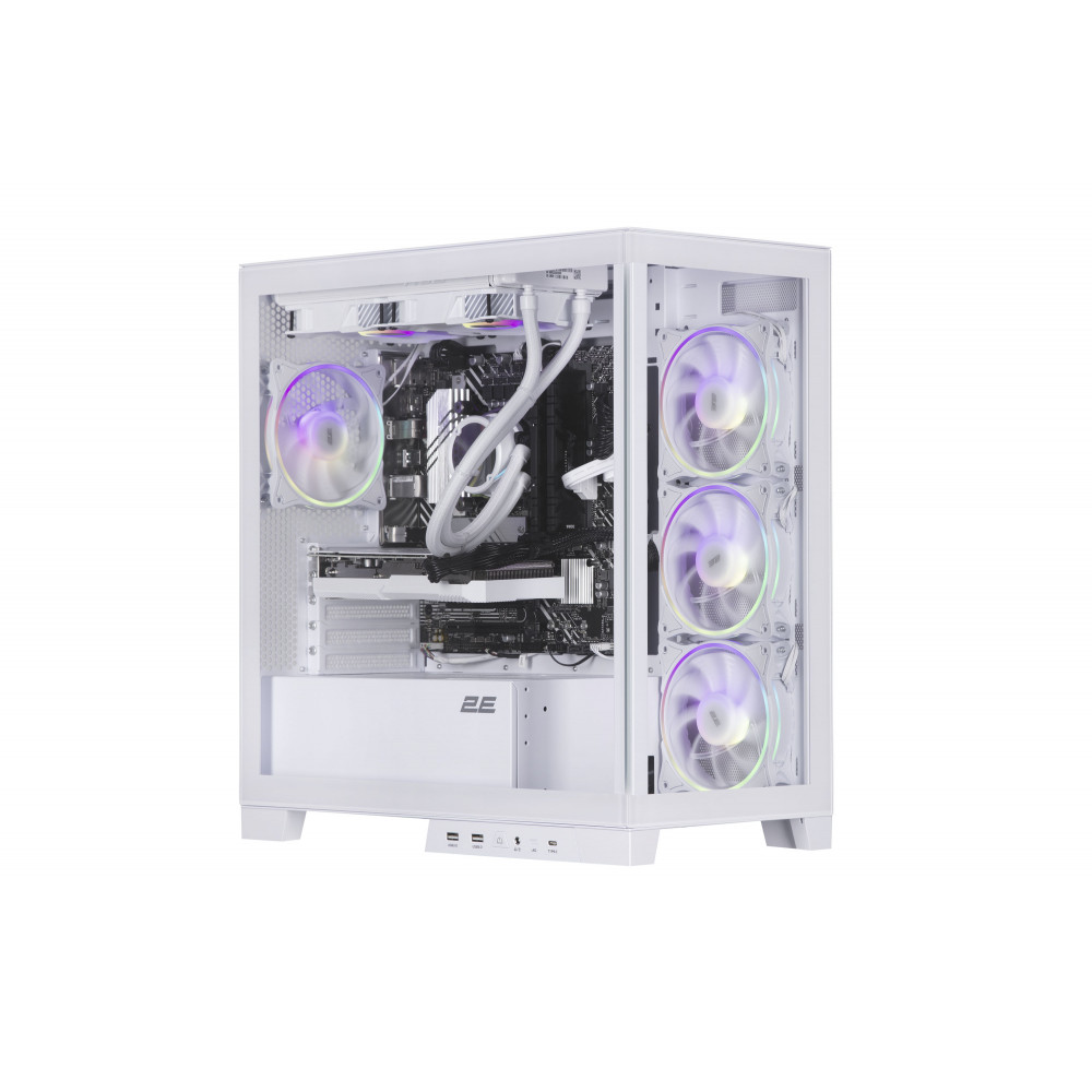 Комп’ютер персональний 2E Decimal  Intel i5-13600KF, 32Gb, F1TB+F1TB, NVD3060-12, B660, 2E-GK701W, 650W, Win11