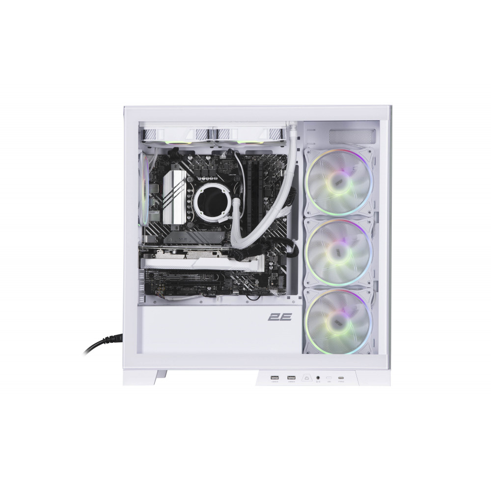 Комп’ютер персональний 2E Decimal  Intel i7-13700F, 32Gb, F1TB+F1TB, NVD3060-8, B660, 2E-GK701W, 650W, Win11