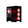 Корпус 2E GAMING Fantom GK701B без БЖ 2xUSB3.0, 1xUSBType-C, 4x120мм ARGB, VGA 400мм, LCS ready, контролер з пультом, TG Side/Front Panel, mATX, чорний