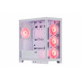 Корпус 2E GAMING Fantom GK701W без БЖ 2xUSB3.0, 1xUSBType-C, 4x120мм ARGB, VGA 400мм, LCS ready, контролер з пультом, TG Side/Front Panel, mATX, білий