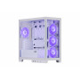 Корпус 2E GAMING Fantom GK701W без БЖ 2xUSB3.0, 1xUSBType-C, 4x120мм ARGB, VGA 400мм, LCS ready, контролер з пультом, TG Side/Front Panel, mATX, білий
