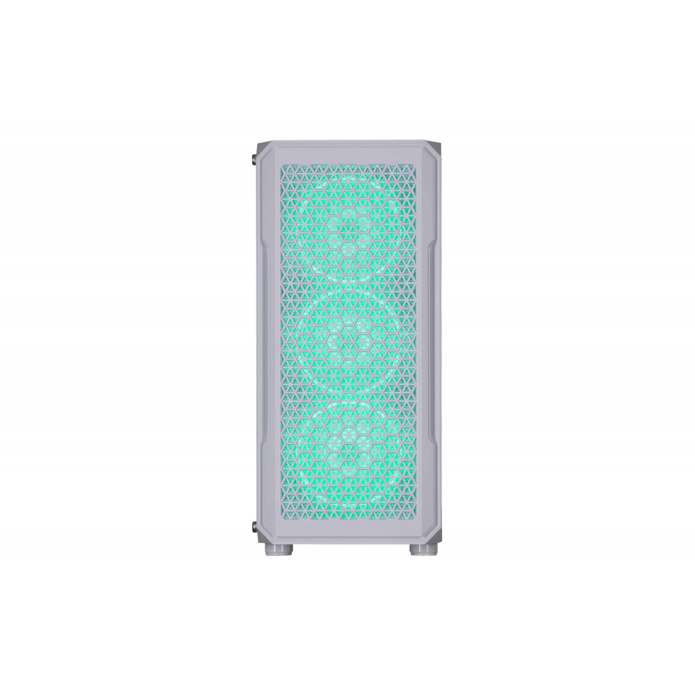 Корпус 2E GAMING Hexagon G338W без БЖ 2xUSB3.0, 1xUSBType-C, 3x120мм ARGB, 1x120мм, VGA 330мм, LCS ready, HUB, TG Side Panel, ATX, білий
