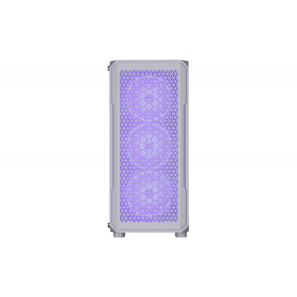 Корпус 2E GAMING Hexagon G338W без БЖ 2xUSB3.0, 1xUSBType-C, 3x120мм ARGB, 1x120мм, VGA 330мм, LCS ready, HUB, TG Side Panel, ATX, білий