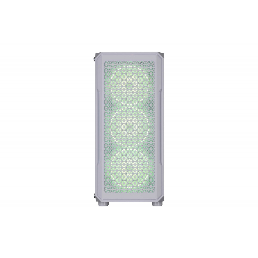 Корпус 2E GAMING Hexagon G338W без БЖ 2xUSB3.0, 1xUSBType-C, 3x120мм ARGB, 1x120мм, VGA 330мм, LCS ready, HUB, TG Side Panel, ATX, білий