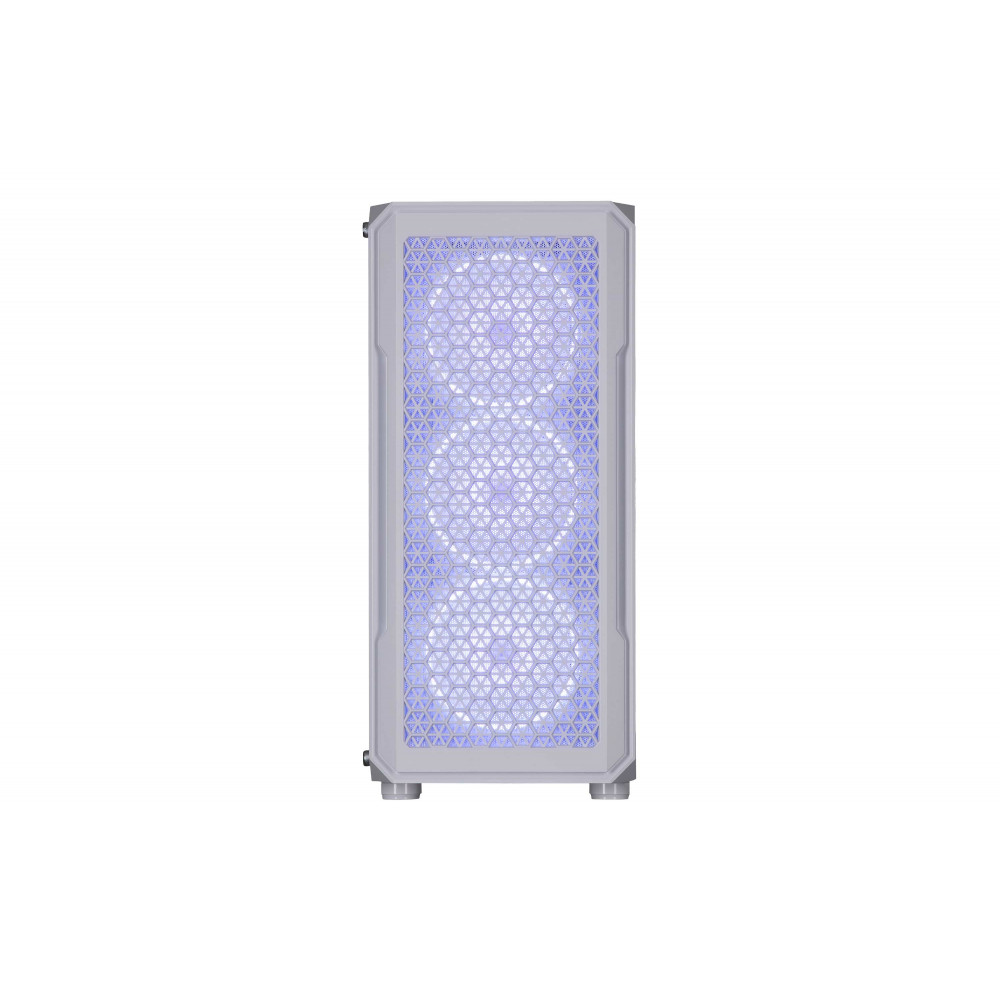 Корпус 2E GAMING Hexagon G338W без БЖ 2xUSB3.0, 1xUSBType-C, 3x120мм ARGB, 1x120мм, VGA 330мм, LCS ready, HUB, TG Side Panel, ATX, білий