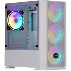 Корпус 2E GAMING Calleo GB700W без БЖ, 2xUSB3.0, 1xUSB2.0, 4x120мм ARGB, VGA 320мм, LCS ready, контролер з пультом, TG Side Window, mATX, білий