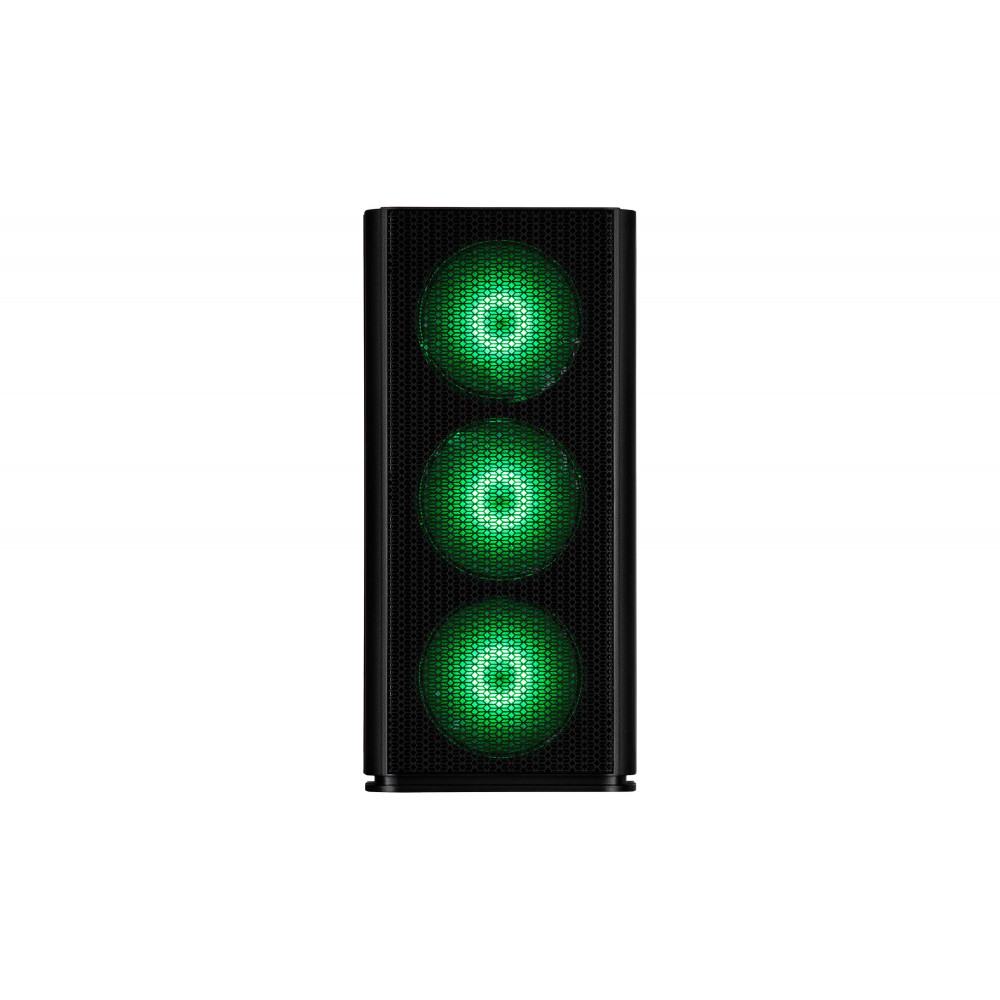 Корпус 2E GAMING Vertex GI01B без БЖ 2xUSB3.0, 1xUSBType-C, 3x140мм ARGB, 1x120мм ARGB, VGA 380мм, LCS ready, контролер з пультом, TG Side Panel, EATX, чорний