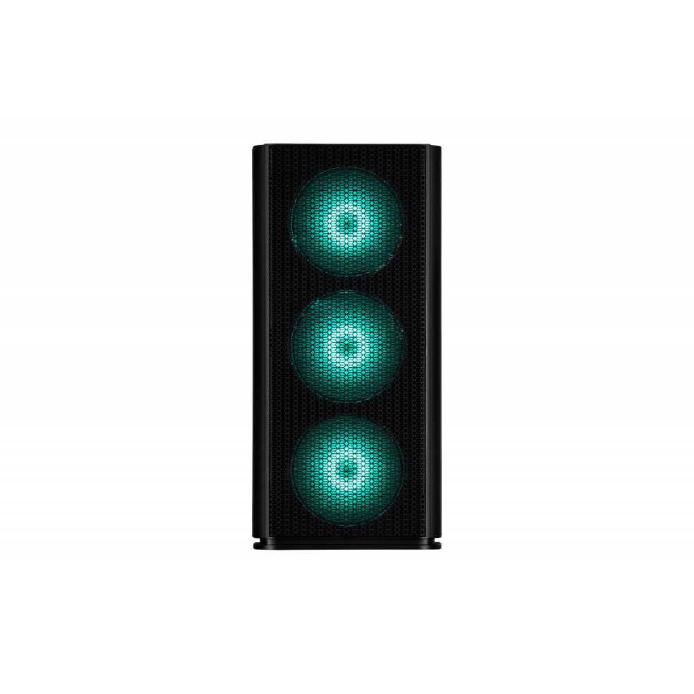 Корпус 2E GAMING Vertex GI01B без БЖ 2xUSB3.0, 1xUSBType-C, 3x140мм ARGB, 1x120мм ARGB, VGA 380мм, LCS ready, контролер з пультом, TG Side Panel, EATX, чорний