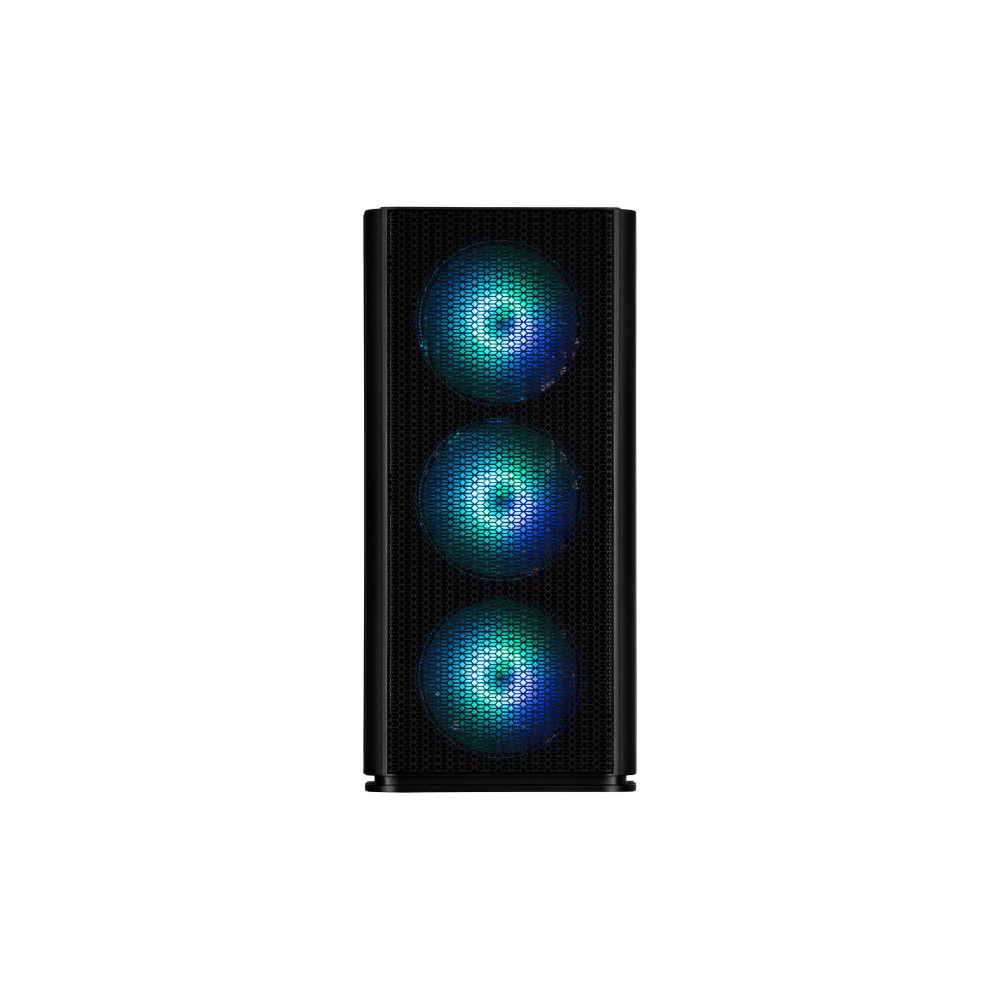 Корпус 2E GAMING Vertex GI01B без БЖ 2xUSB3.0, 1xUSBType-C, 3x140мм ARGB, 1x120мм ARGB, VGA 380мм, LCS ready, контролер з пультом, TG Side Panel, EATX, чорний