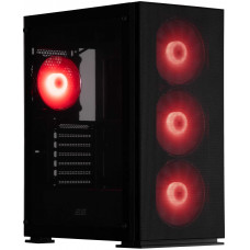 Корпус 2E GAMING Virtus Neo G3301N без БЖ 2xUSB3.0, 1xUSB2.0, 3x140мм ARGB, 1x120мм ARGB,  VGA 340мм, LCS ready, контролер з пультом, TG Side Panel, ATX, чорний