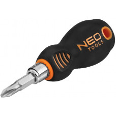 Викрутка Neo Tools двостороння біта, SL6,PH2, сталь CrMo Викрутка Neo Tools двостороння біта, SL6,PH2, сталь CrMo