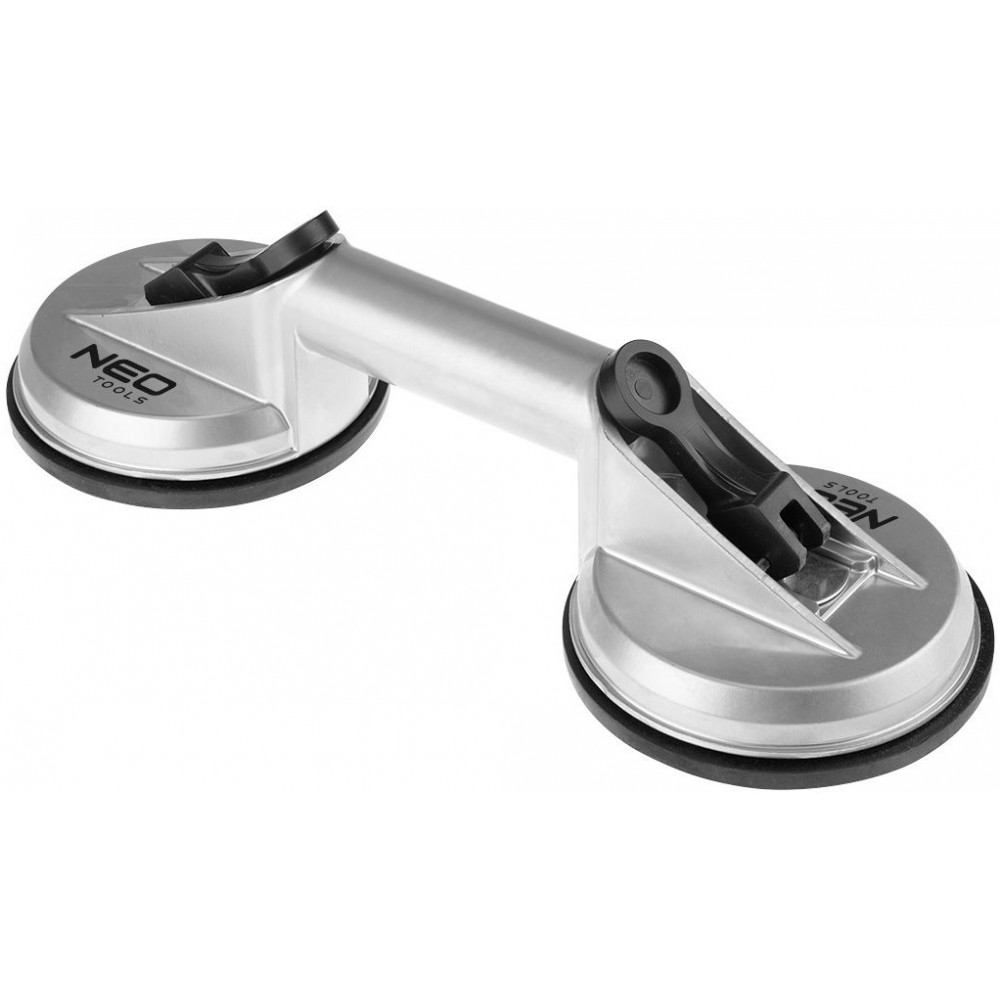 Присоска вакуумна Neo Tools, подвійна, алюмінієвий корпус, діаметр 120мм, до 100кг