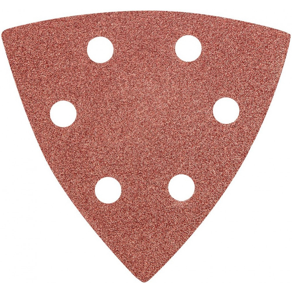 Шліфувальний папір трикутний GRAPHITE, 5шт, на липучці, тип DELTA 93x93мм, K80