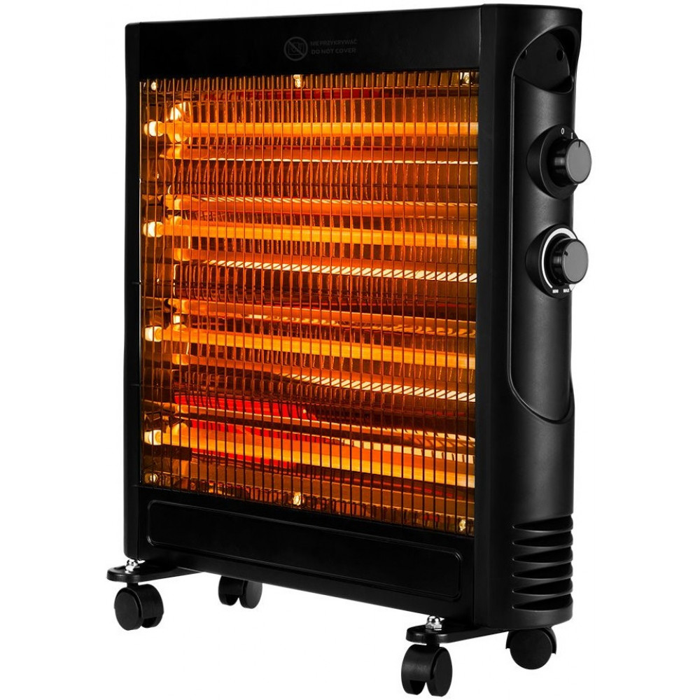 Обігрівач інфрачервоний Neo Tools, 1200Вт, кварцовий нагрів. елемент, чорний