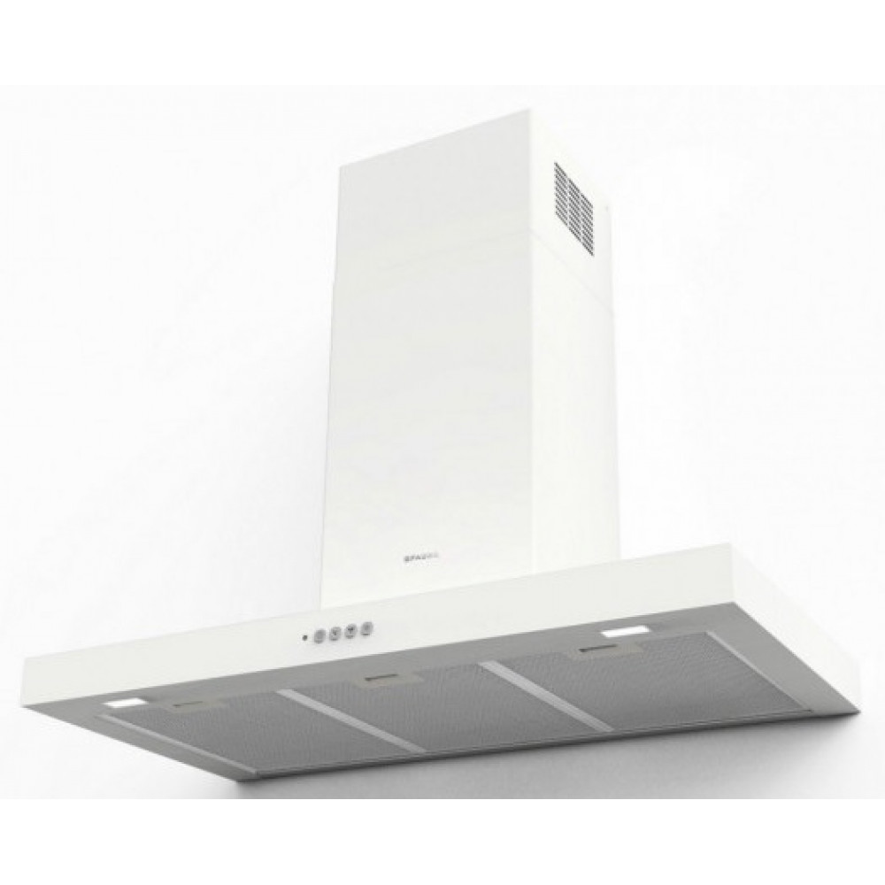 Витяжка Faber Т-подібна, 90см, 1186м.куб/год, Stilo Comfort Wh Matt A90, білий матовий