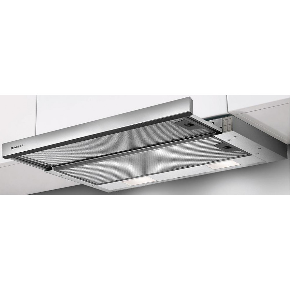 Витяжка Faber телескопічна, 60см, 701м.куб/год, Flexa Ng Hip Am X A60, нерж
