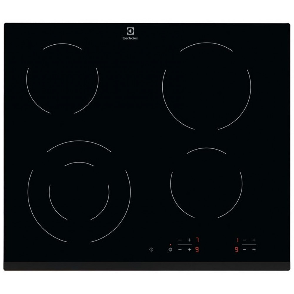 Варильна поверхня Electrolux електрична склокерамічна, 60см, чорний