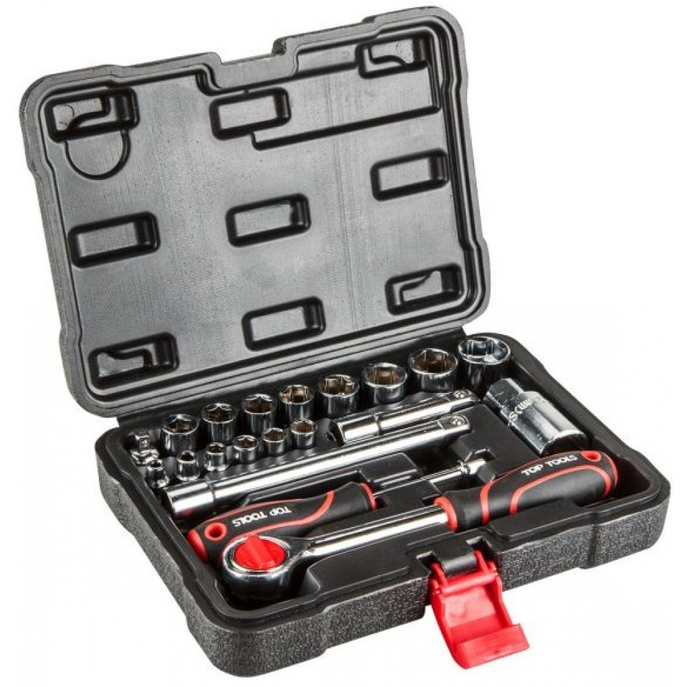 Набір інструментів Top Tools, набір торцевих головок 1/4