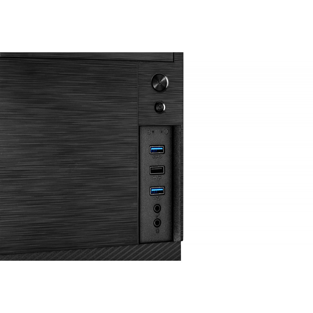 Корпус 2E Alfa E190-3U без БЖ 2xUSB3.0, 1xUSB2.0, VGA 320мм, ATX, чорний