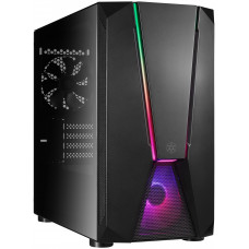 Корпус SilverStone Fara FAV1MB-PRO без БЖ, 2xUSB3.0, 2xUSB2.0, 1x120мм, ARGB VGA 379мм, LCS ready, TG Side Panel, mATX, чорний