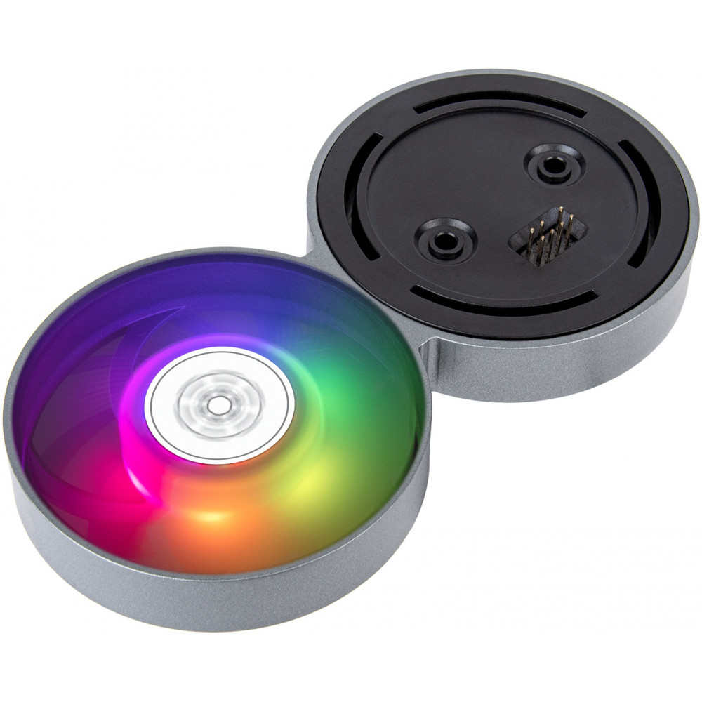 Комплект вентиляторів для системи рідинного оxолодження IceMyst IMF70-ARGB, 70мм, 2800rpm, 4pin 28.2dBa, чорний