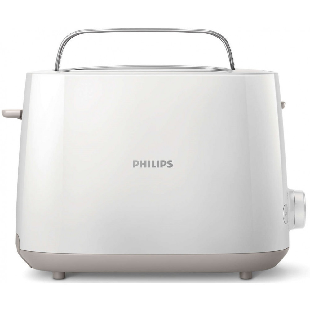 Тостер Philips Daily Collection 830Вт, пластик, білий