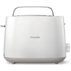 Тостер Philips Daily Collection 830Вт, пластик, білий