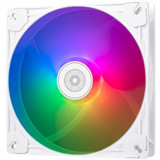 Корпусний вентилятор  SilverStone Vista VS140W ARGB, 140мм, 1600rpm, 4pin PWM, 3pin +5VARGB, 30.8dBa, білий