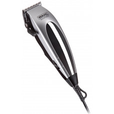 Машинка для стрижки WAHL HomePro Deluxe Combo, від мережі, вібраційний мотор, насадок-12, міні-тример у компл., сріблястий