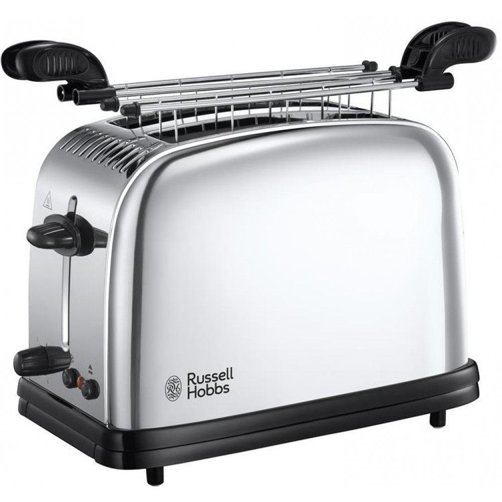 Тостер Russell Hobbs Chester 1200Вт, метал, сріблястий