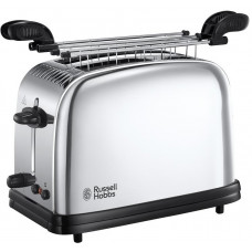 Тостер Russell Hobbs Chester 1200Вт, метал, сріблястий