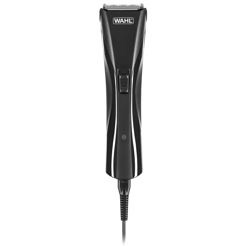 Машинка для стрижки WAHL Hybrid Clipper, від мережі, вібраційний мотор, насадок-8, сталь, чорний